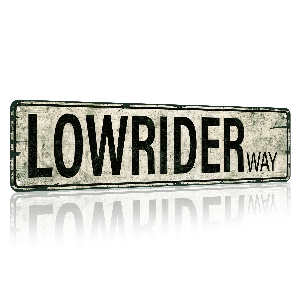 

Vintage Lowrider Way Metal Wall Sign - 3.94x15.75" | Waterproof & Dustproof | Home, Bar, Cafe, Garage Decor | Ideal Housewarming Gift