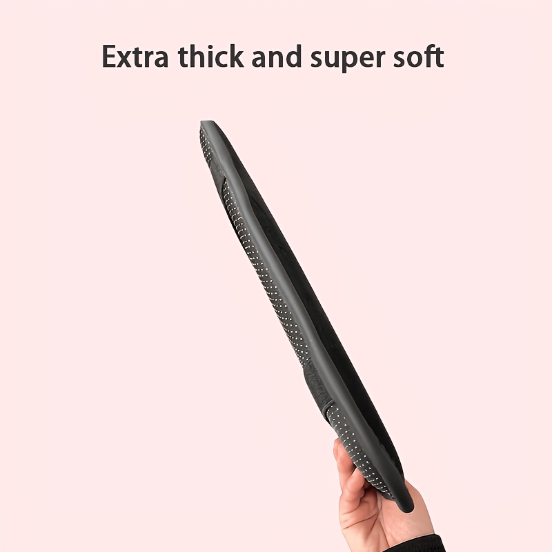 Thick, Black Pu Car Armrest Pad. Super Comfy For Road Trips, Relaxes , . Fits Rear-opening Armrest Compartments