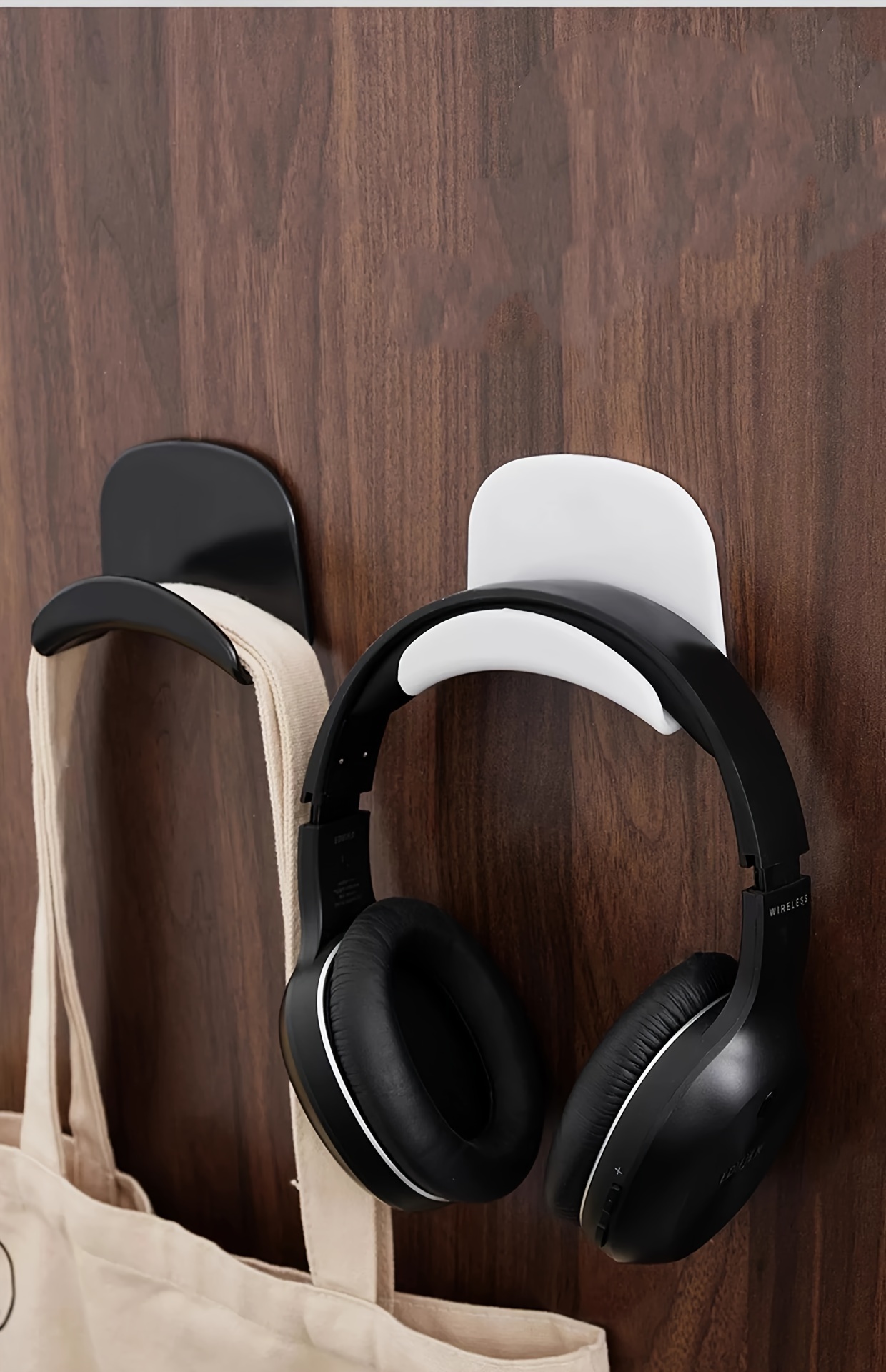 1/3pcs Home Installation Headphone Hook - Adhesive Game Headphone Hook Desktop Stand, Suitable for Most Headphones and Controllers Bag Wall Hanging Wall-Free Drill Clothes Hat Rack Hook Wall Entrance After Hanging Scarf Tie Hanging Rack Auxiliary Hook, Practical Hook, Utility Hooks