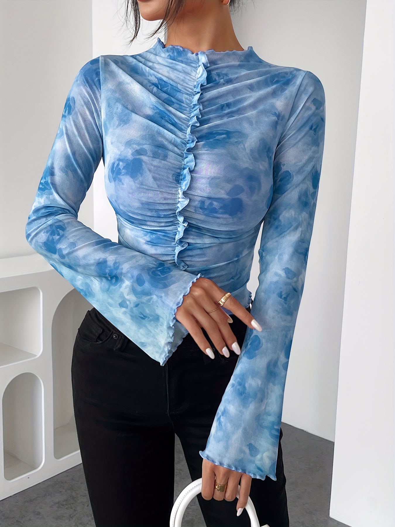 レディース】花柄トップス - women's clothing - Temu Japan