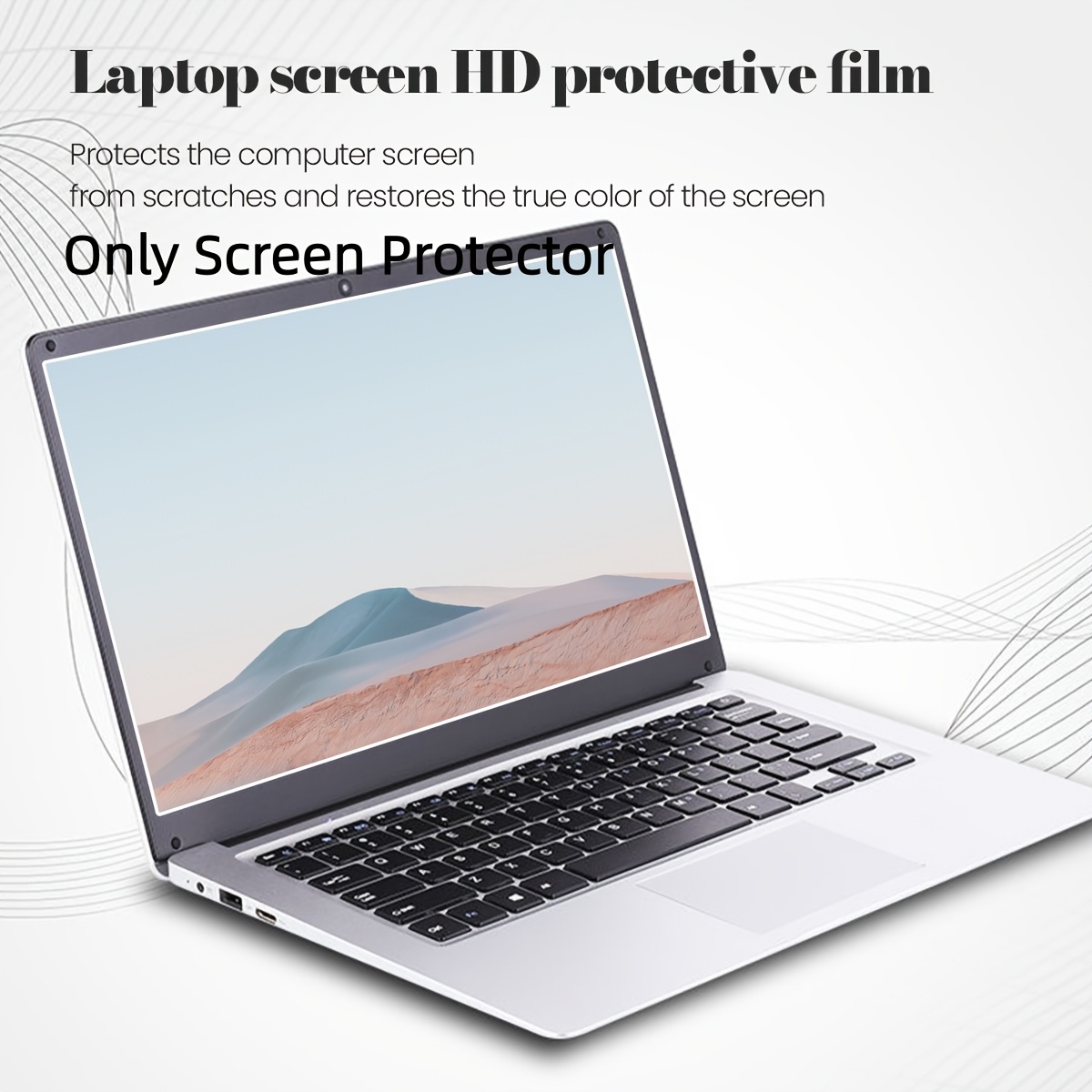 15 6 inch hd laptop screen protector film single layer pet high   material designed to provide clear     anti fingerprint