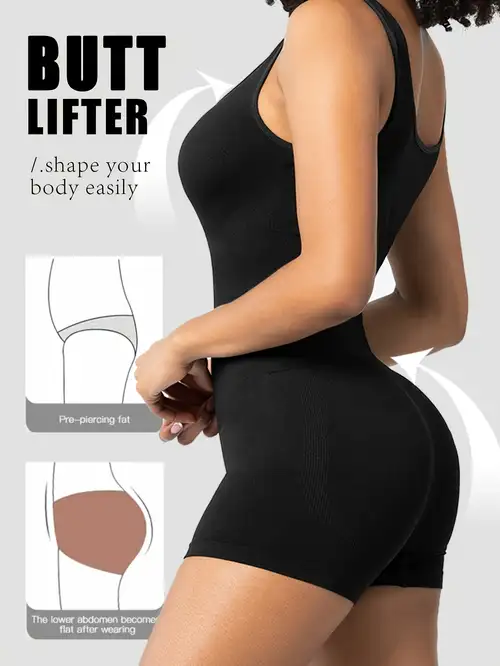 Trifolium Shapewear UK 8-14 FeelinGirl Shapewear Damen Bauchweg Full Body Shaper Mit 3 Haken Bauchformer Body