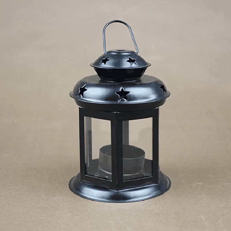 TEMU 1 pieza de hierro vintage , , farol de de estrellas, decoración colgante para fiestas