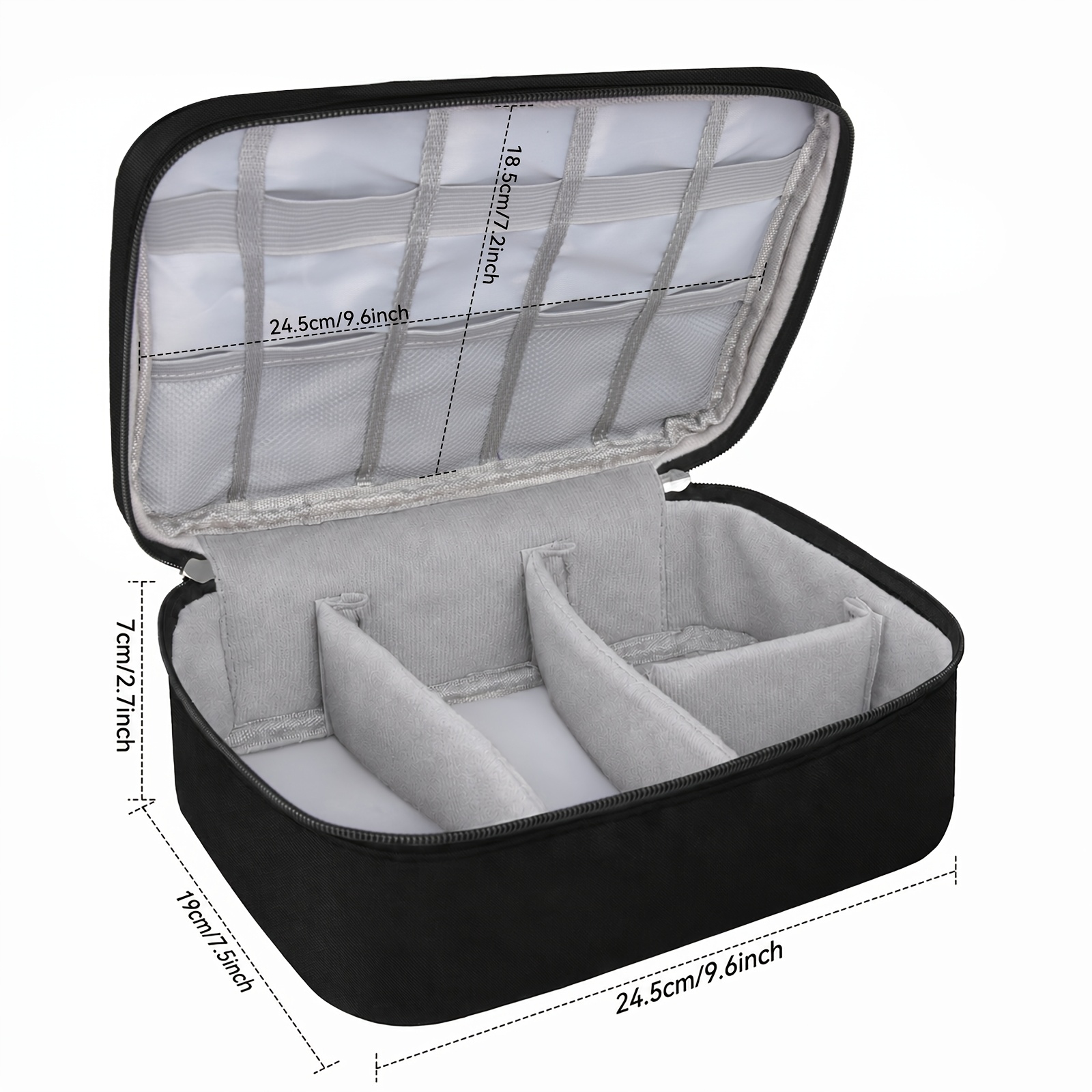Image of Barber Tools Bag Barber Case Hair Tools Travel Bag For Clipper Guard Holder For Clippers And Supplies Hair Cutting Scissors Storage Bag Portable For Clipper Storage Holder Organizer For Hair Cutting