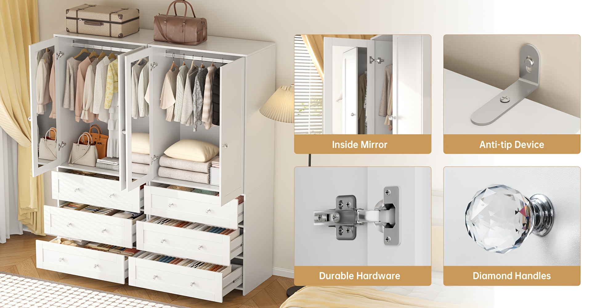 [Large Wardrobe Armoire] 71