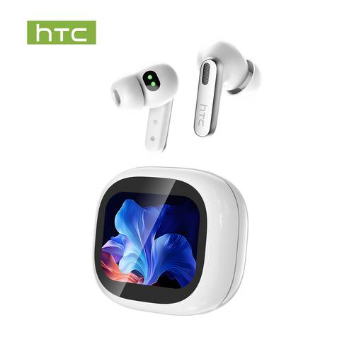 item picture htc ne46 ai translation wireless tws in ear headphones 135 translation languages multifunctional led smart with heart rate and blood oxygen monitoring deep noise cancellation noise reduction