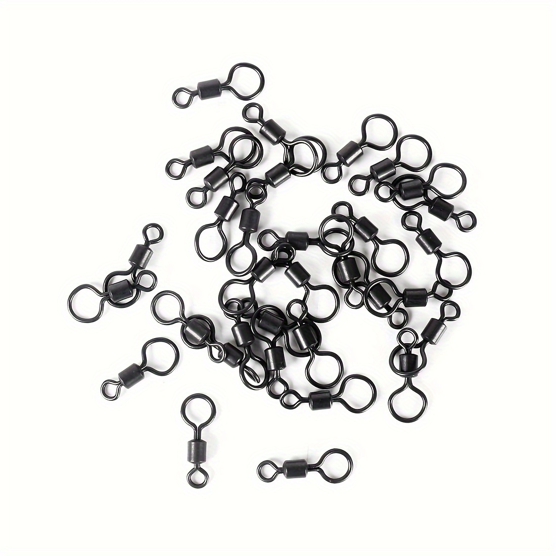 50pcs 8-letter Ring Connectors European Carp Fishing American Swivel Circle And Carp Fishing Gear Additions
