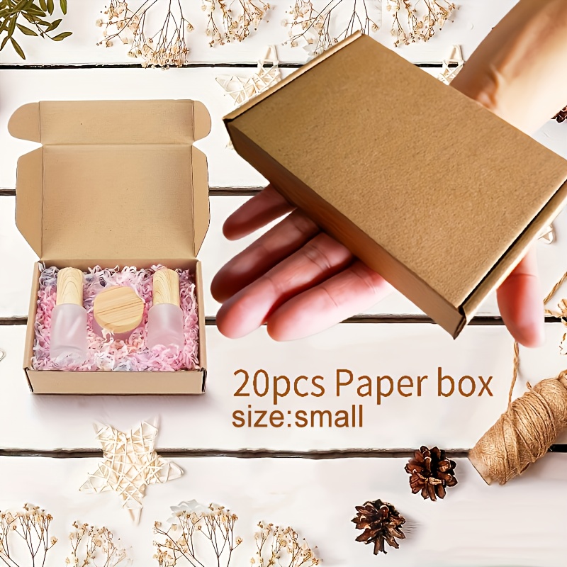 20 Stück kleine Wellpappe Versandboxen