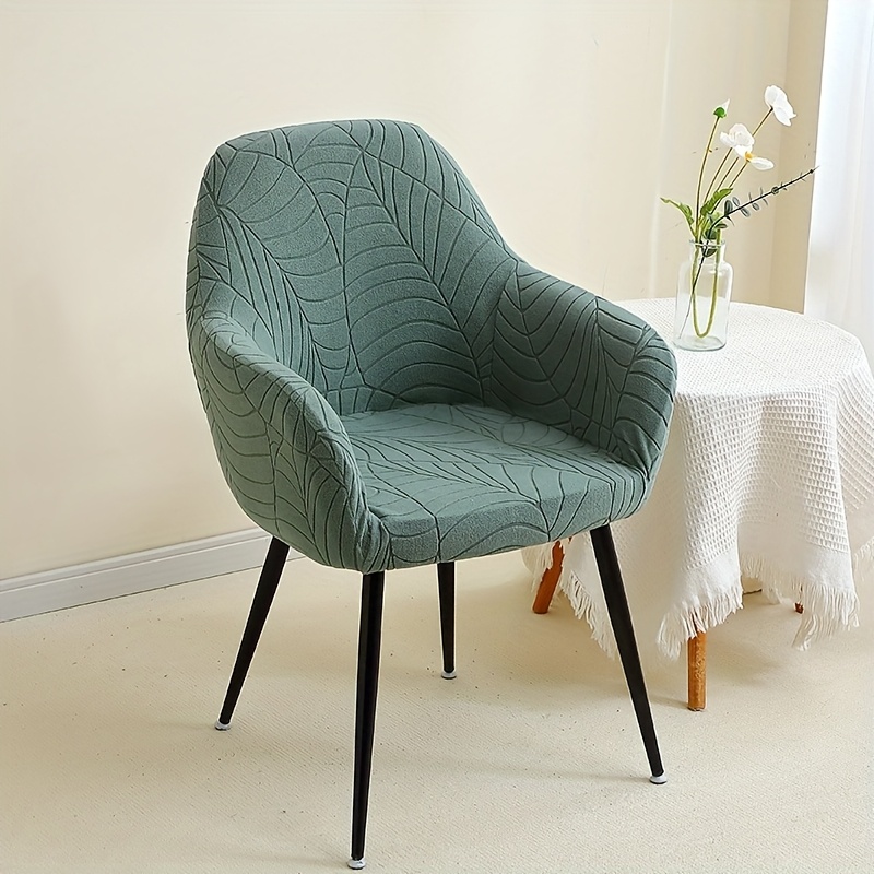 Image of 1pc High Arm Chair Covers Dining Adjustable Armchair Cover, Office Seat Slipcover Home Wedding Decoration