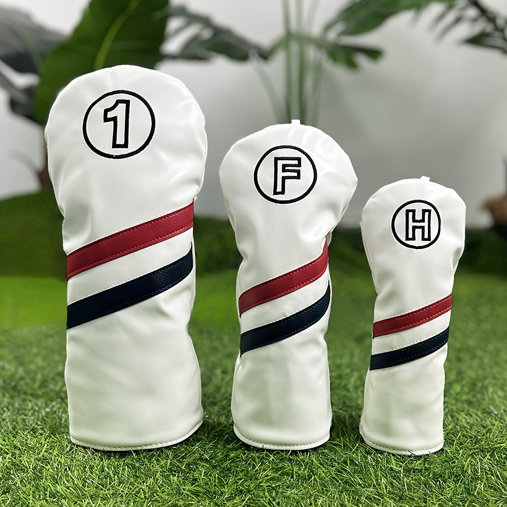 TEMU Waterproof 3pcs Golf Club Covers