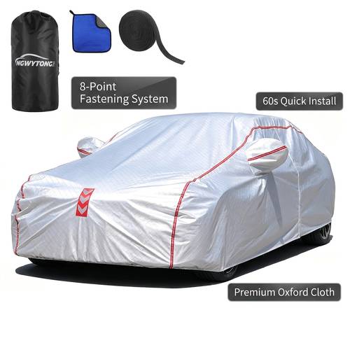 car cover 2026 version fastening with 4 upgrades suitable for sedan suv coupe car cover waterproof all weather