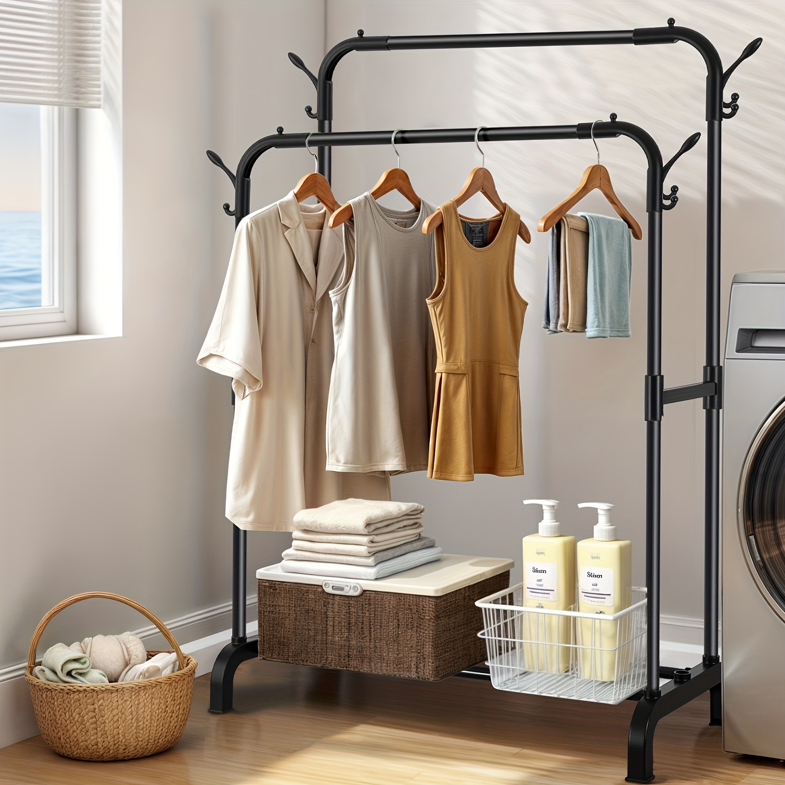 clothes rack sold on Temu Canada