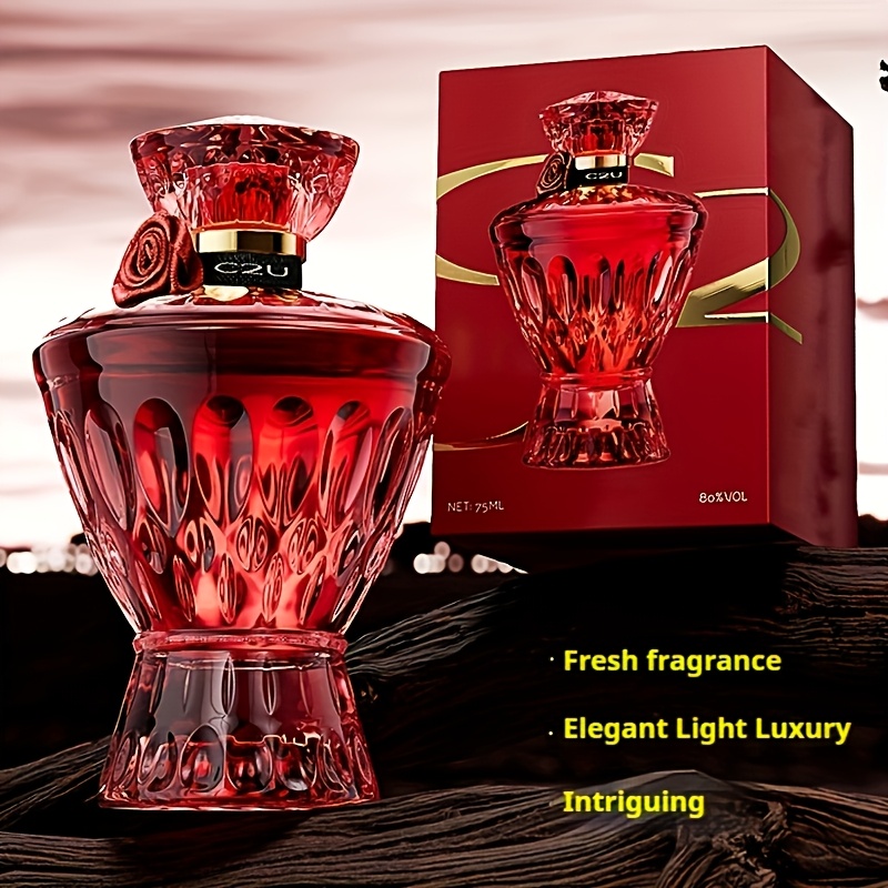 Image of Women's Red Crystal Mood Fragrance For College Students Valentine's Day Dating Party Women's Fragrance