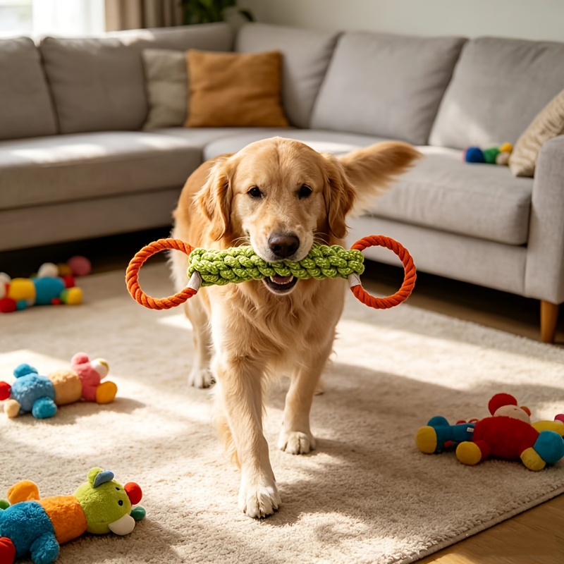 Durable Large-sized Dog Rope Knot Toy For And Yard Play, A Chew-resistant Pet Toy