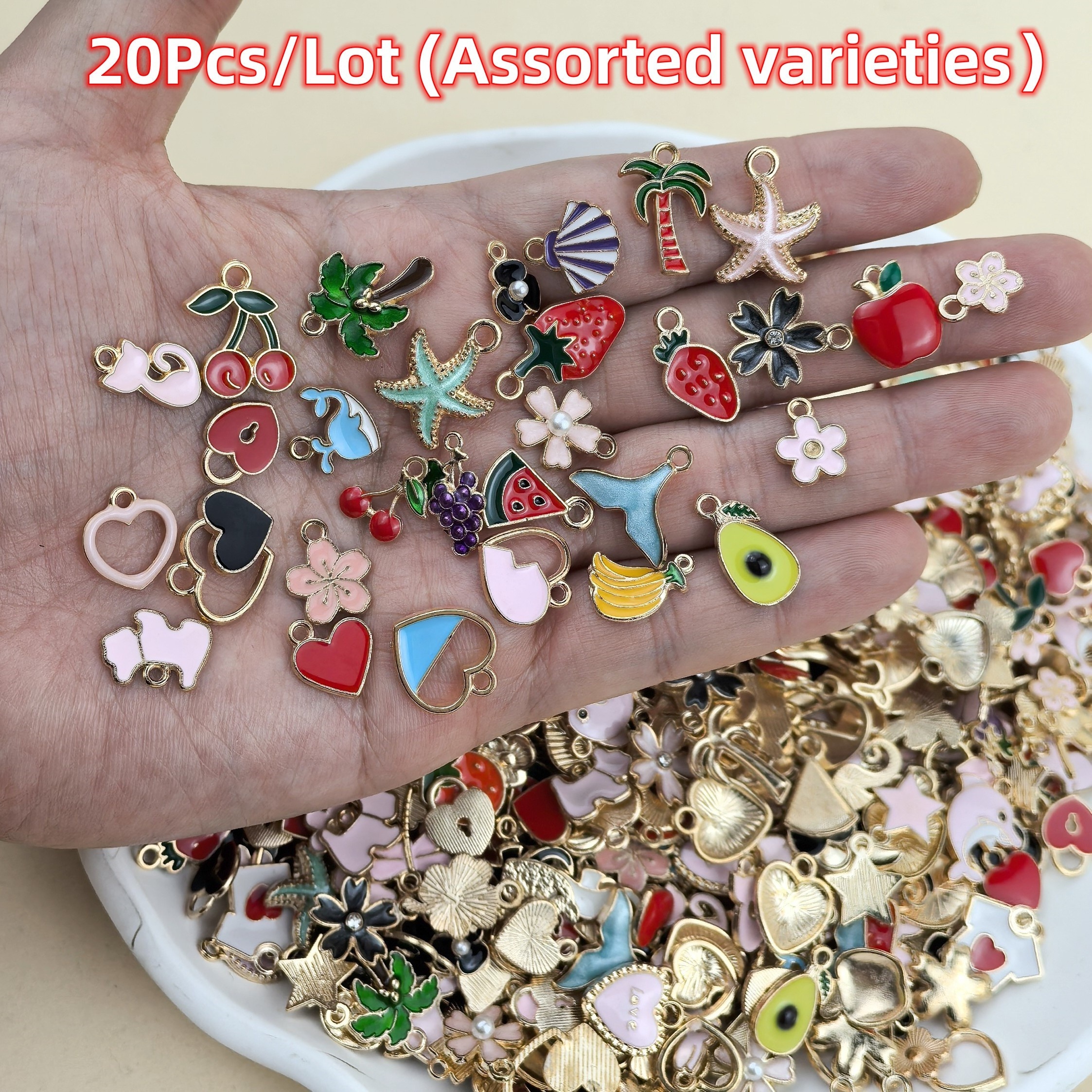 Enamel Charms Animal Charms Bulk Wholesale SUNNYCLUE Box 20Pcs