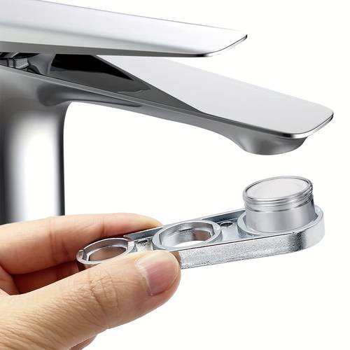 Chiavi per aeratori rubinetto 1/2 pz, chiave aeratore rubinetto multiuso 6 dimensioni 16/18/20/22/24/28 mm, chiavi per aeratore lavandino, strumento di staccaggio per riparazione parti rubinetti cucina bagno, chiave inglese