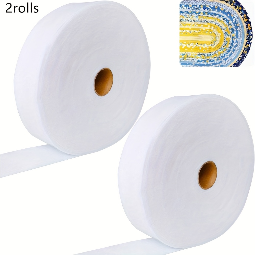 TEMU 1/2 Roll Jelly Roll Batting Strip 1/4 Inch Blend Fleece Batting On A Roll Total 70 Yards For Jelly Roll Rugs, Throw Rugs, Braided Rug Christmas,