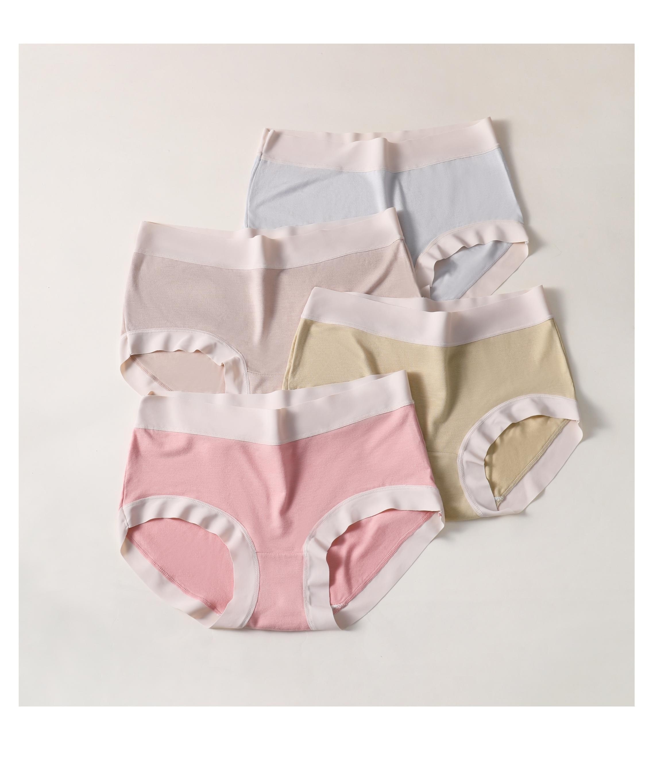 5件混色装 新款透气内裤，多色彩 柔软 高弹力 舒适，少女 女士内衣和内裤 商品详情 4