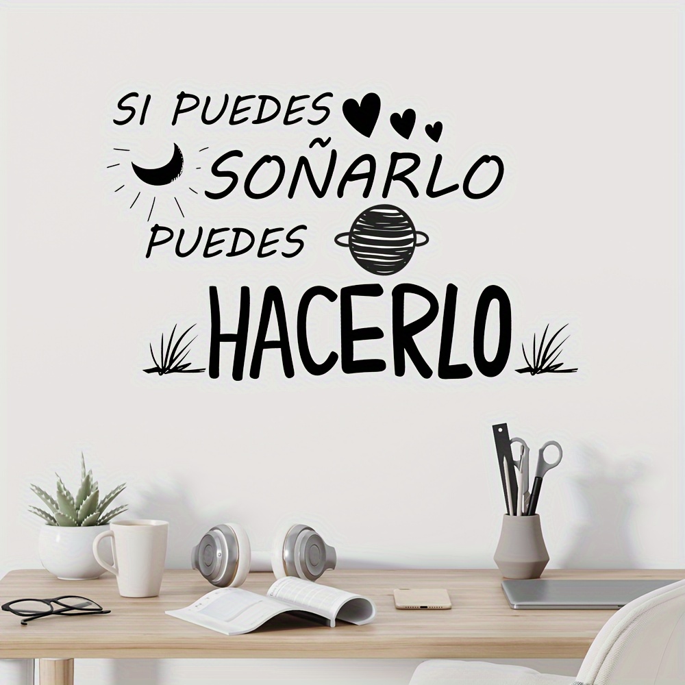 

[top-] Inspirational Spanish Decal - , Removable Art , , & For , , Dining Area &