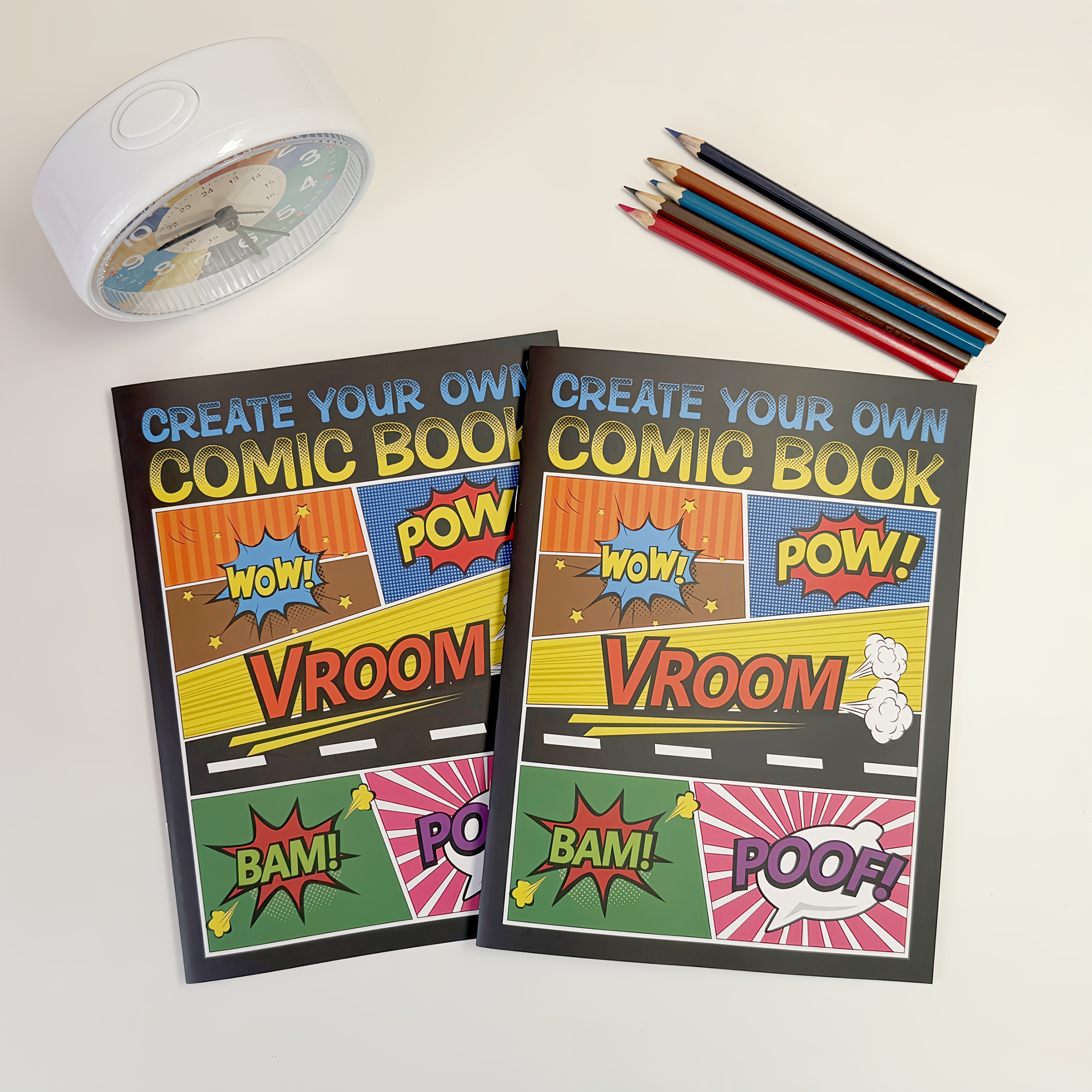 Blank Comic Book: Create Your Own Comic With 32 Pages Of Templates, Fun Pages, , And Explosion Effects – Activity For Teens And Adults, Diy And Visual , Making, Vibrant Cover Design