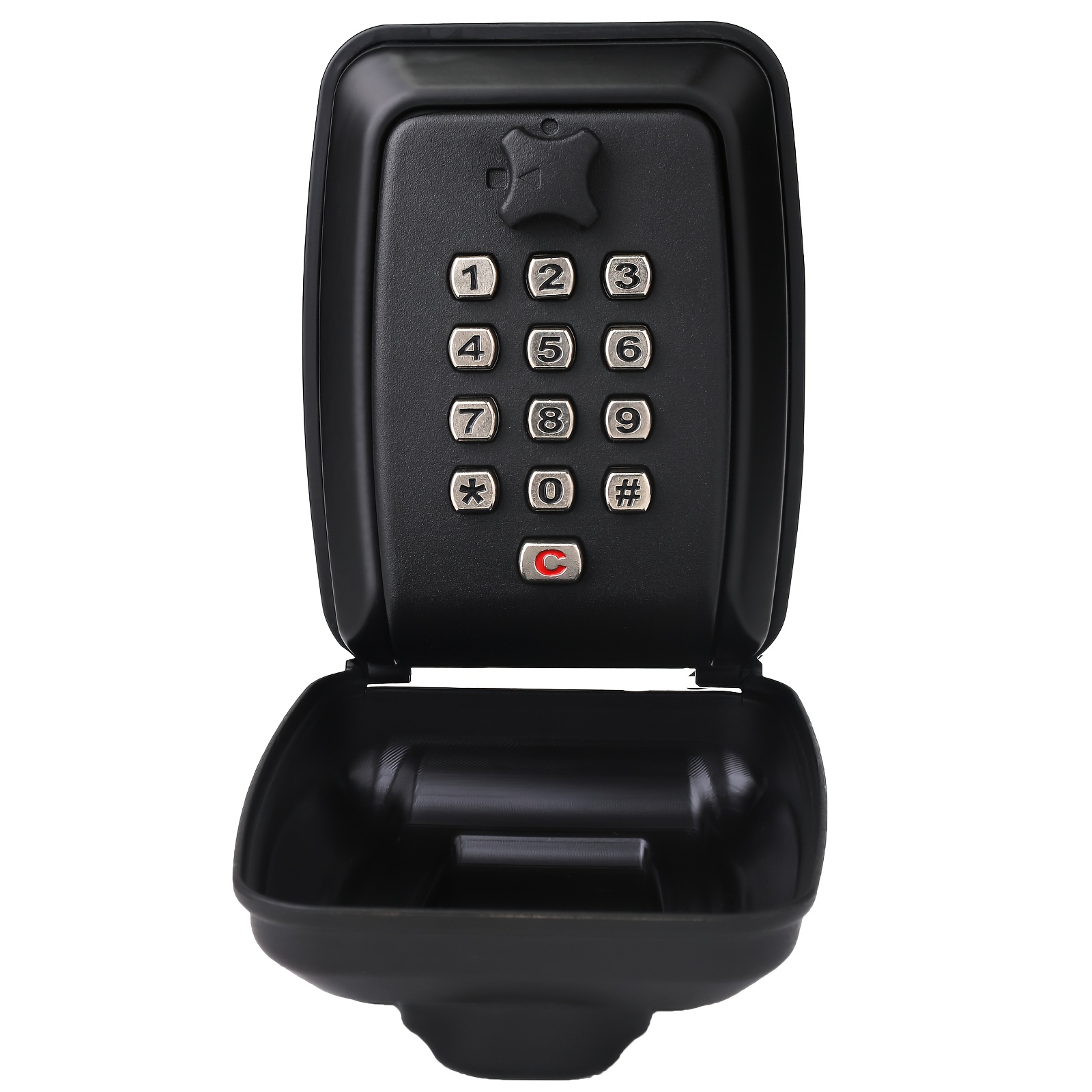 Wall-mounted Key Lock Box With , Designed For Outdoor Use, This Is An Extra- Lockbox For Storing Keys Outside. It Features A 12-digit Combination For Storage, Ideal For Homes And Garages