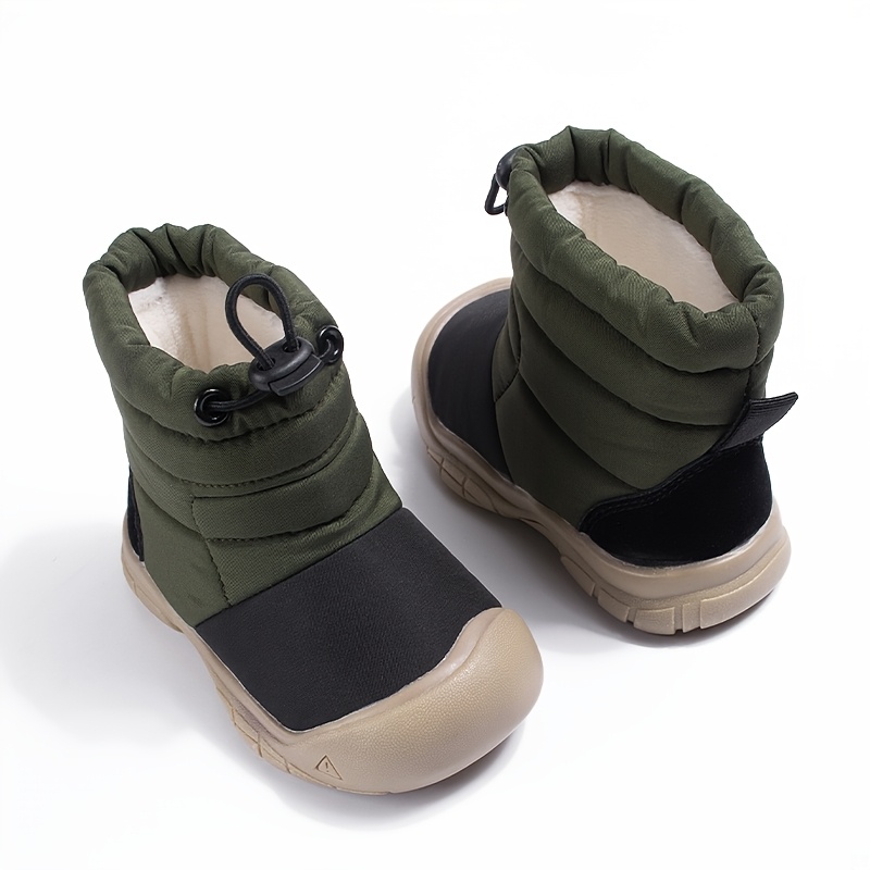 Image of Autumn Winter Warm Snow Boots Outdoor Casual Sports Fashion Fleece-lined Girls' Short Boots