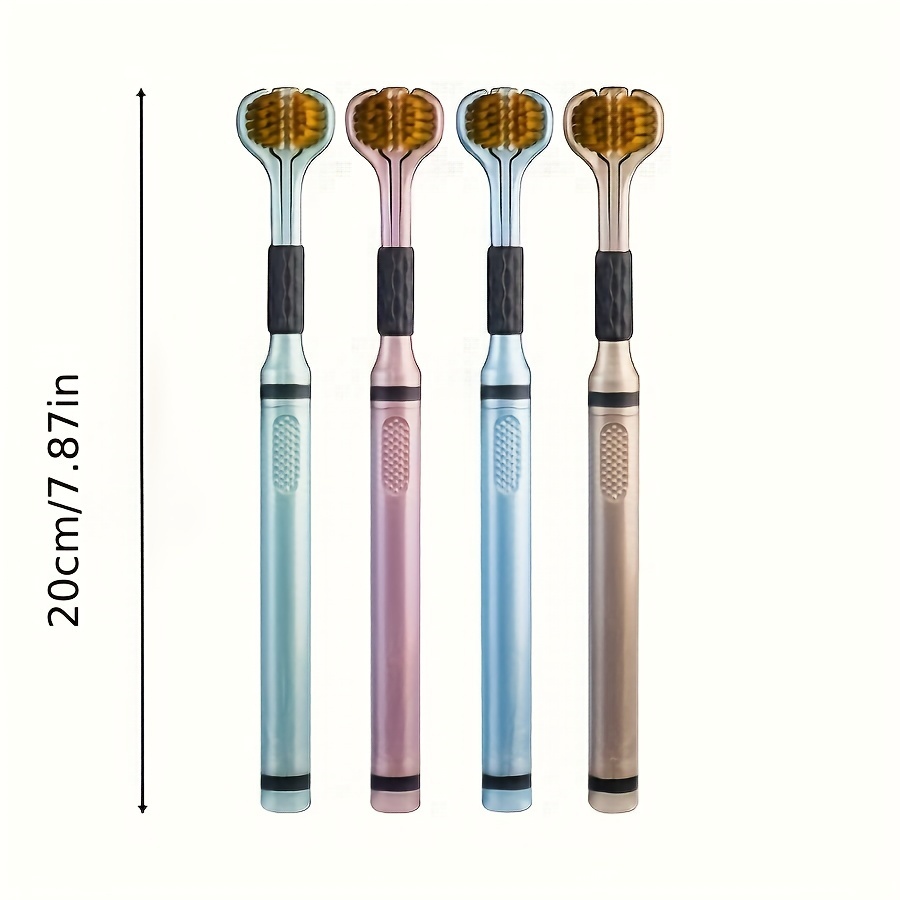 2-Pack Manual Toothbrushes, Deep Clean, Triple Layer Wrapped, Ultrafine Fiber Bristles, Oral Care, Personal Hygiene, Home Health Supplies