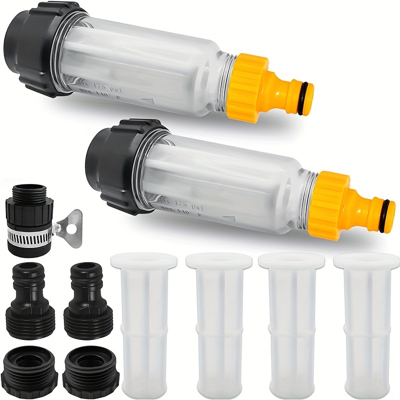 

Kit de filtre à eau G3/4 pompes à eau de , alimentation en eau de et adaptateurs rapides -car - Filtre nettoyeur