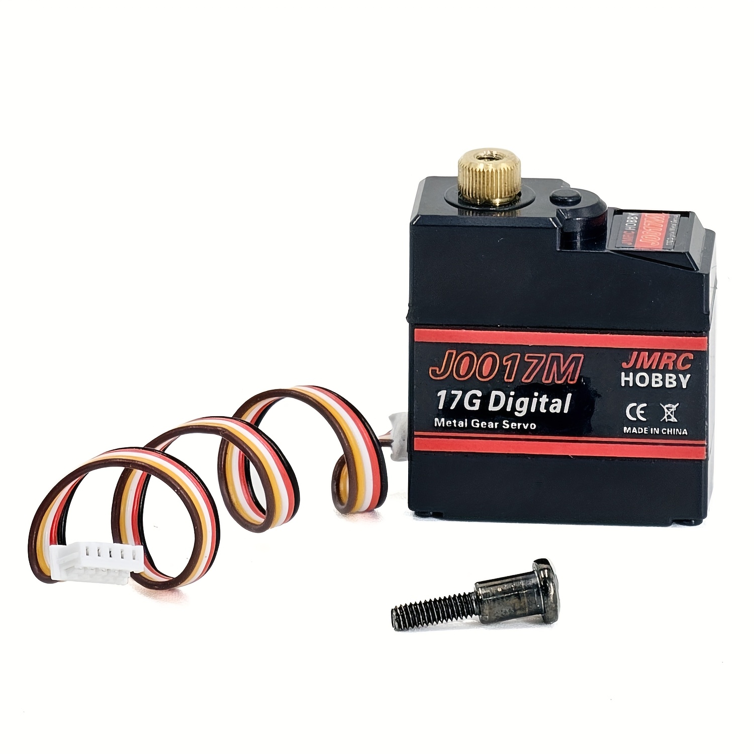 Wlauqueta Brushless 3 Fils Servo 17G pour SCY 16101 16102 16103 16201 Pro 1/16 Brushless RC Voiture Mises à Niveau PièCes Accessoires