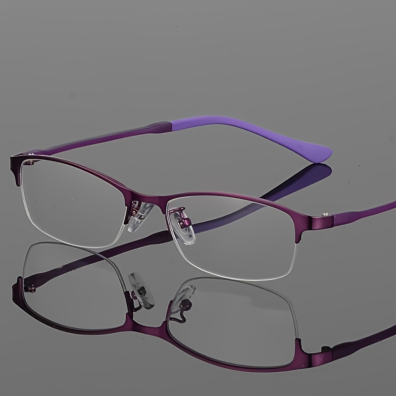 zq glasses ultra light tp90 half frame eyeglasses stylish Temu