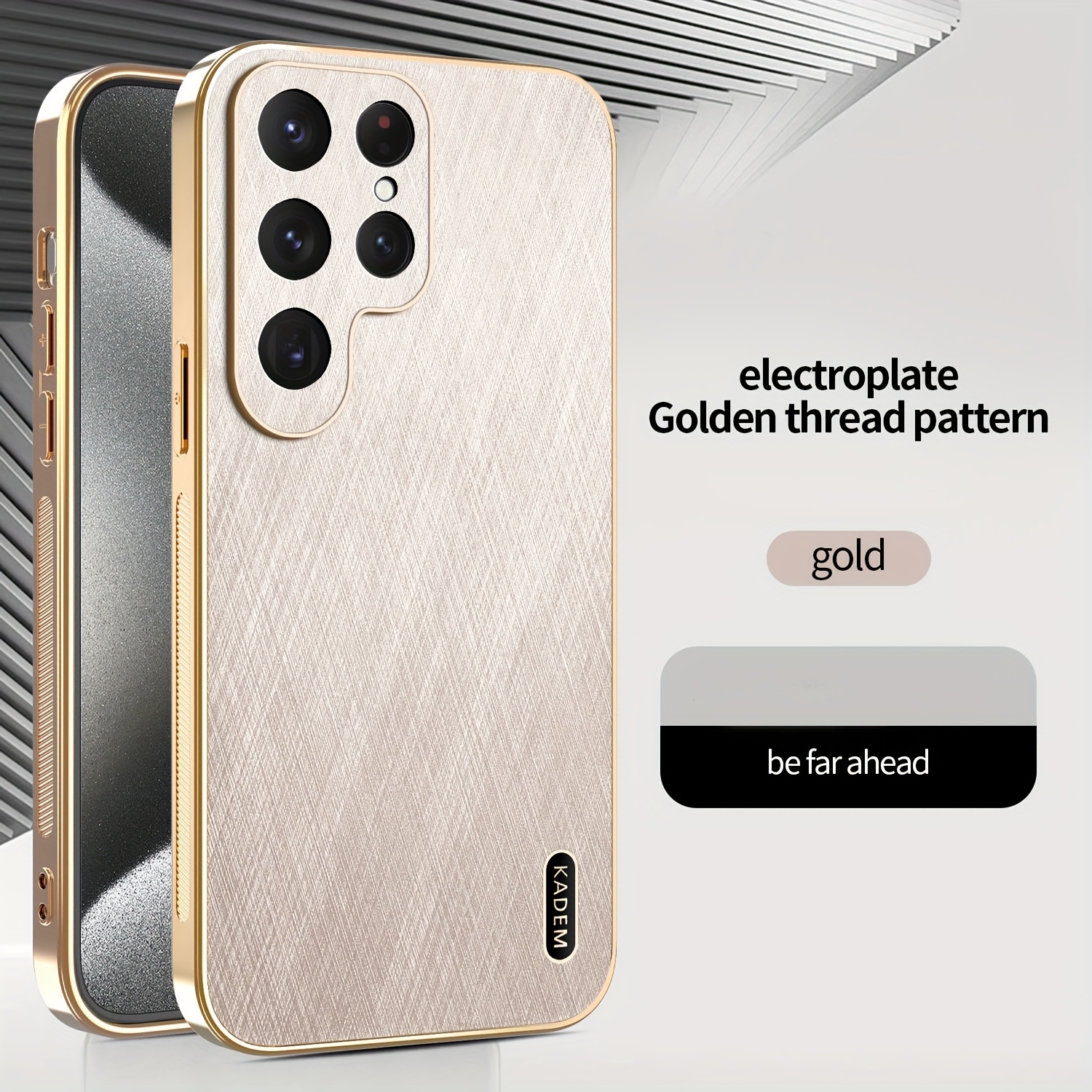 TEMU Phone Case - Suitable For S25, S25 Plus, S25 Ultra, S25 Edge, S25 Fe High Thread Texture Phone Case, Galaxy Full Coverage Protection
