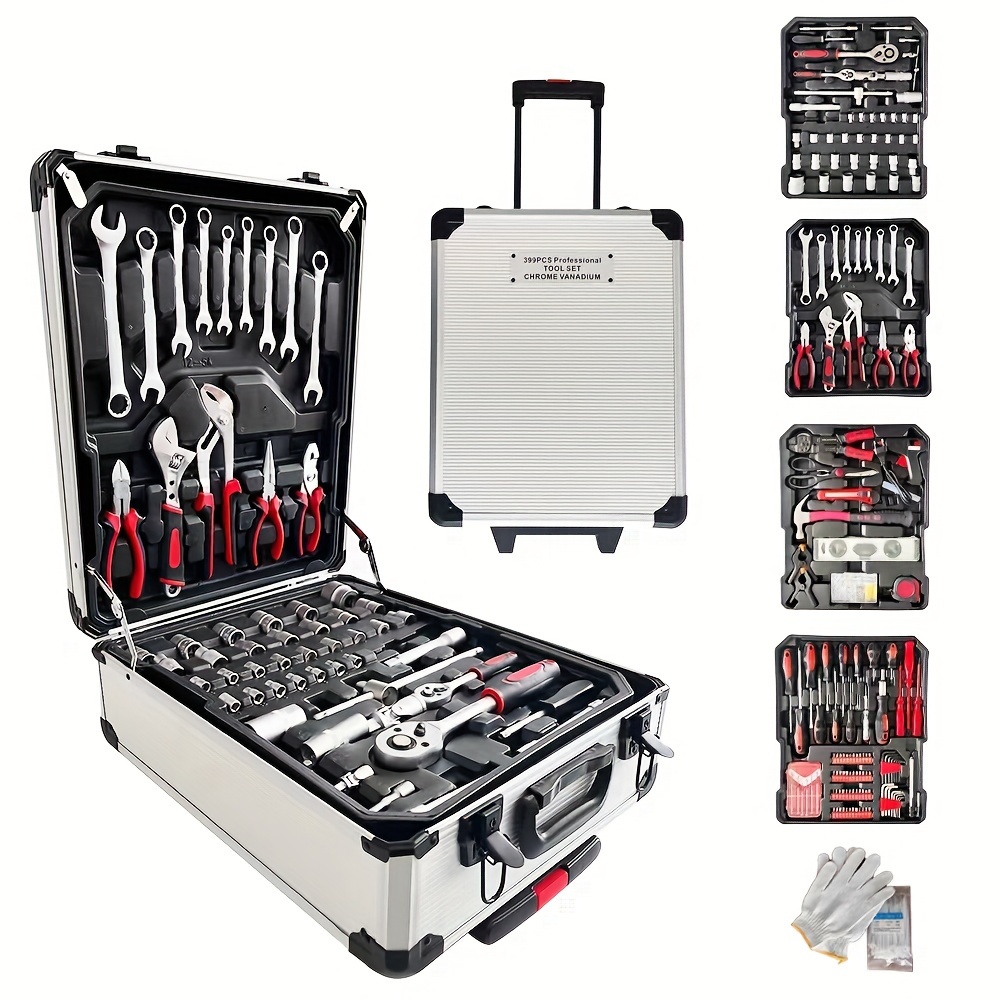 

899 Auto Repair Kit Socket Wrench Ratchet Auto Repair Kit Multi-functional