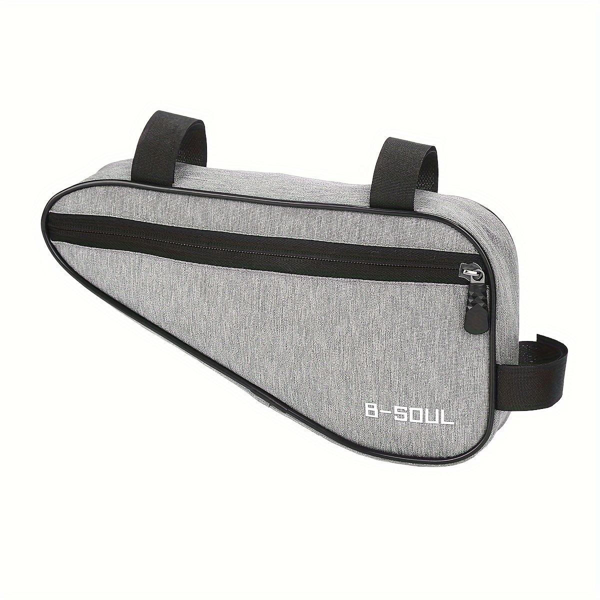 TEMU Quick-release Bike Triangle Frame Bag - Durable Polyester, Perfect For Outdoor Cycling