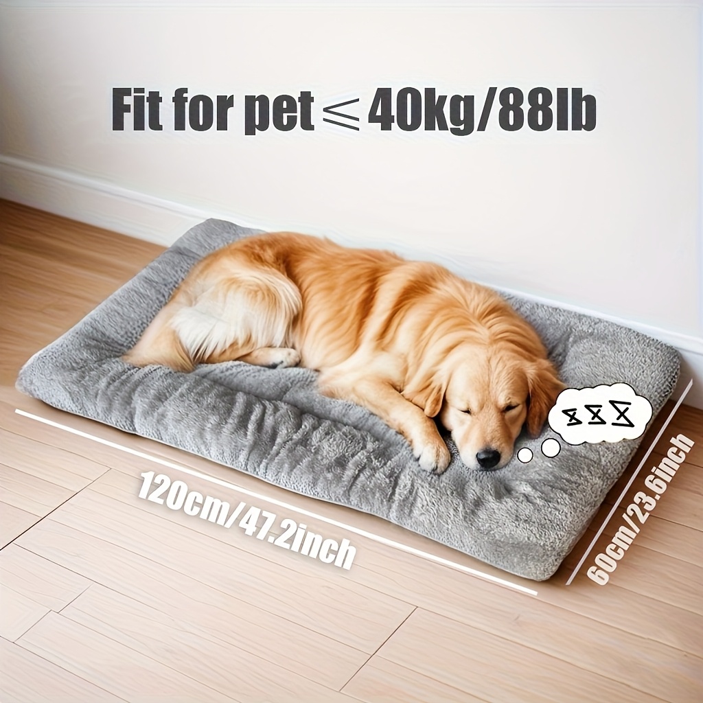   extra large plush pet cat and dog sofa bed extra thick   pet pad for small to large dogs gift for   lovers dog   pad   bed durable pet bed large dog bed 2 sizes 2 colors   Product details 4