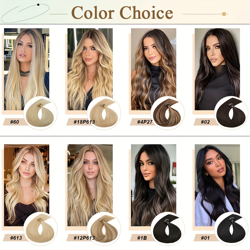 50 strands   beads 100   human hair extensions 50g pack thick     hair   balayage highlight blonde   halloween details 2