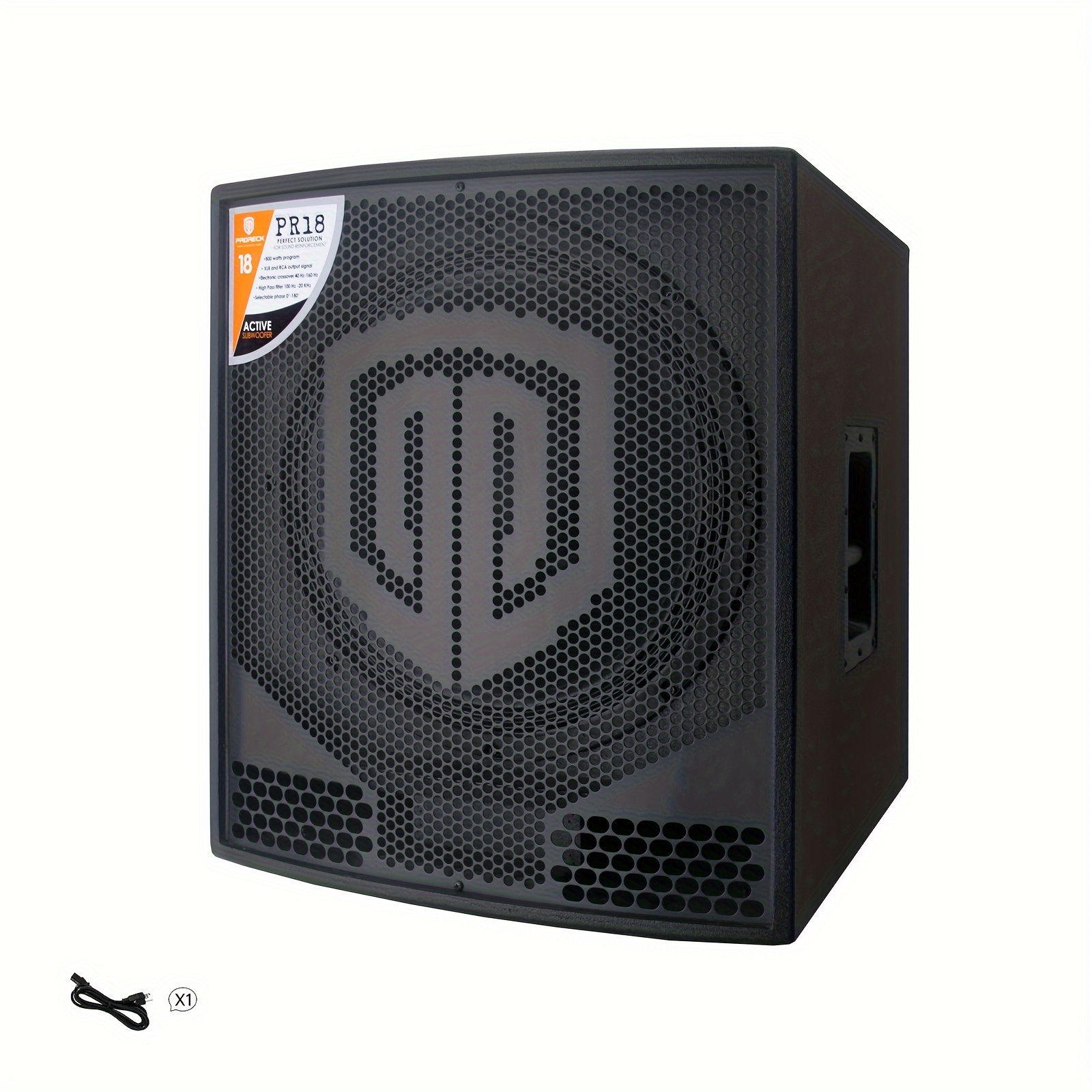

Pr18 18 Inch 2000w P.m.p.o Active Powered Pa Dj Subwoofer Cabinet