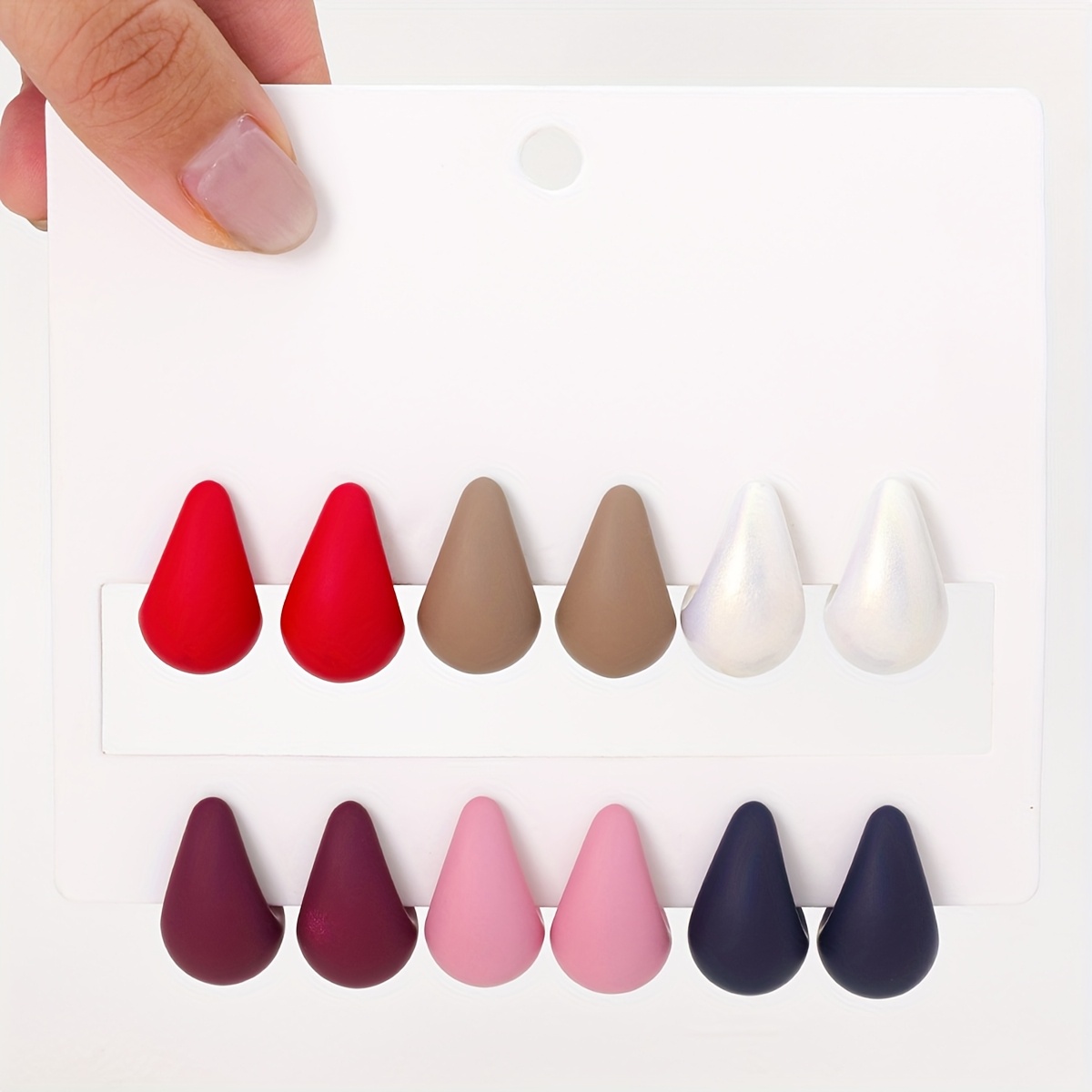 Water Drop Earrings Set of 12 for Women, Hypoallergenic