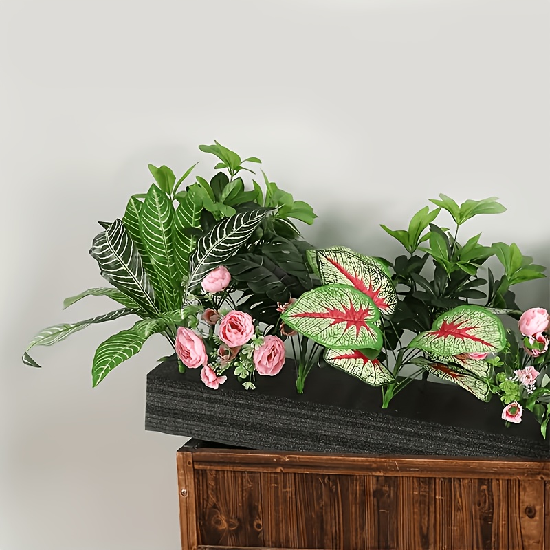 4 große blumenschaumsteine blumenarrangements