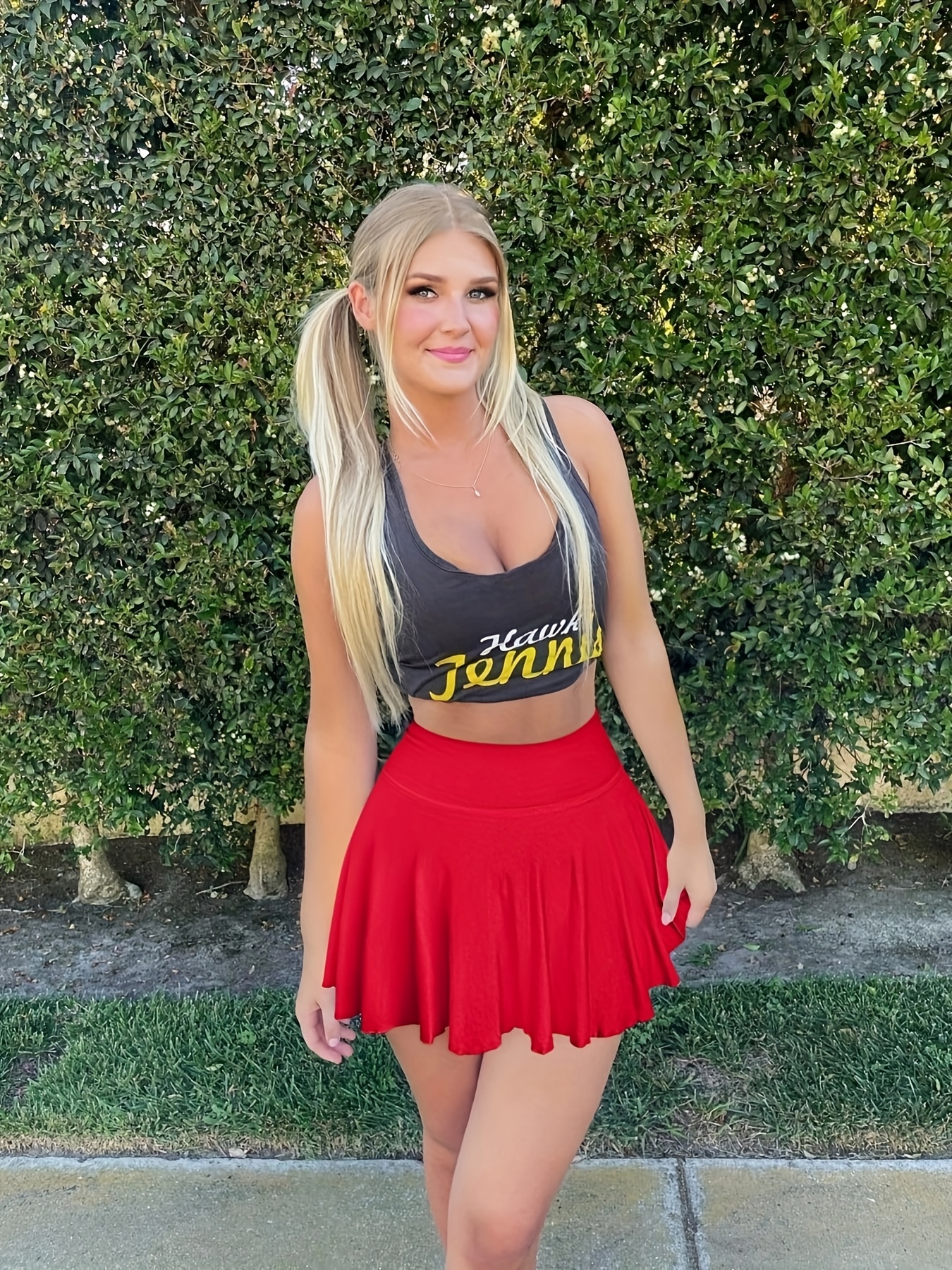 womens plus size high waisted tennis golf skirt a line Temu