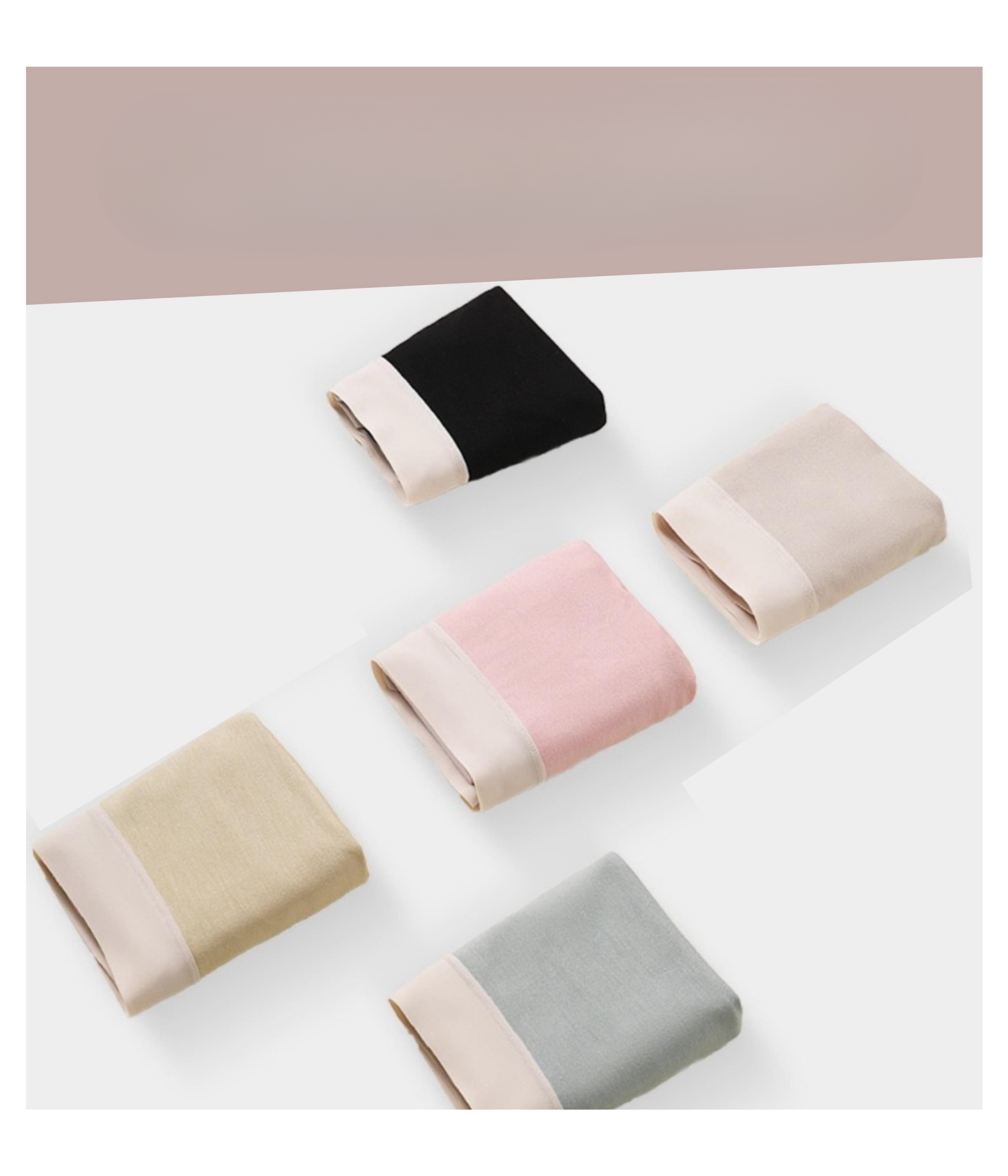 5件混色装 新款透气内裤，多色彩 柔软 高弹力 舒适，少女 女士内衣和内裤 商品详情 1