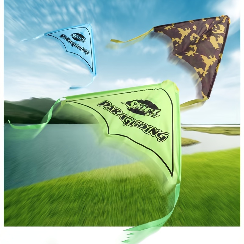 

1pc Hand-thrown Parachute Ejection Glider, Park Outdoor Triangle Small Kite