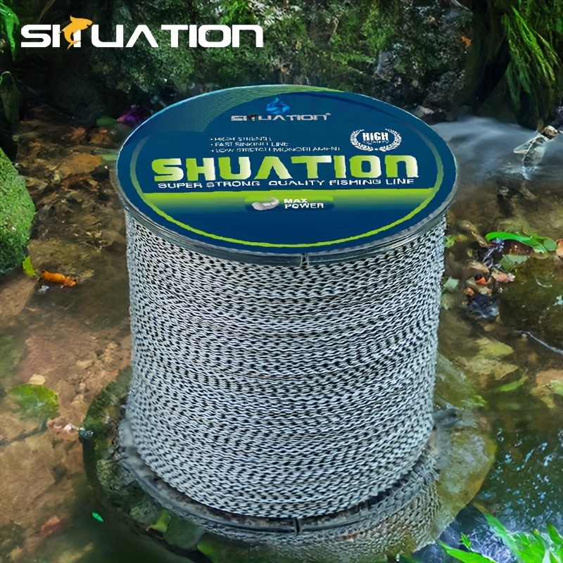 Angryfish 4 1 Sinking Braided Pe Line Strong Knot Strength - Temu Canada