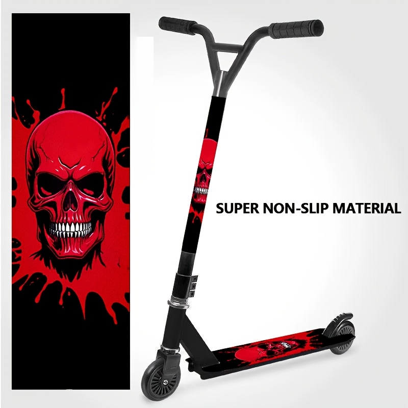 TEMU 1 Roll Skateboard Grip Tape - Longboard Deck Tape With Pvc Backing And Grit, Skateboard Grip Tape Design, Skateboard Anti-slip