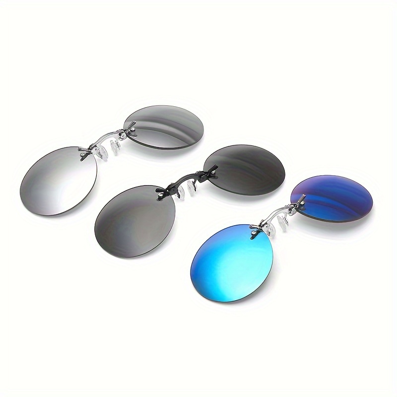 

Stylish Clip-on Nose Fashion Glasses For Men & Women - Casual, Everyday Wear With Durable Pc Lenses & Copper Alloy Frame