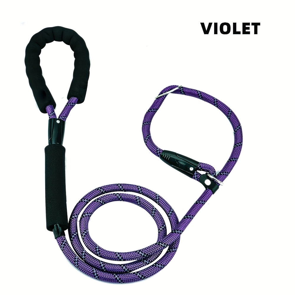 P-Rope Integrated Pet Dog Leash Collar with Adjustable Collar
