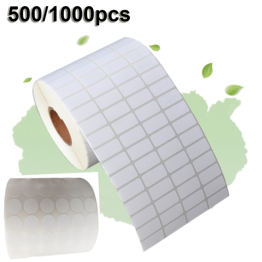 500/1000pcs Diamond Painting Tool Diamond Label Paper Marker Paper Can Be Handwritten Blank Self-adhesive Label, Cross Stitch Tool Marker Paper Square Round Sticker