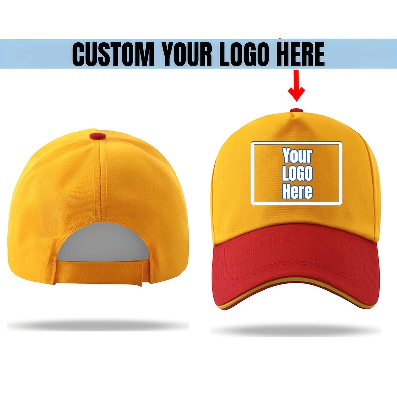 TEMU Cappello Snapback Personalizzabile - Regolabile per e Donne, con il Tuo Testo, Lavabile in Lavatrice, Regalo per San Valentino, Festa del Pap�,