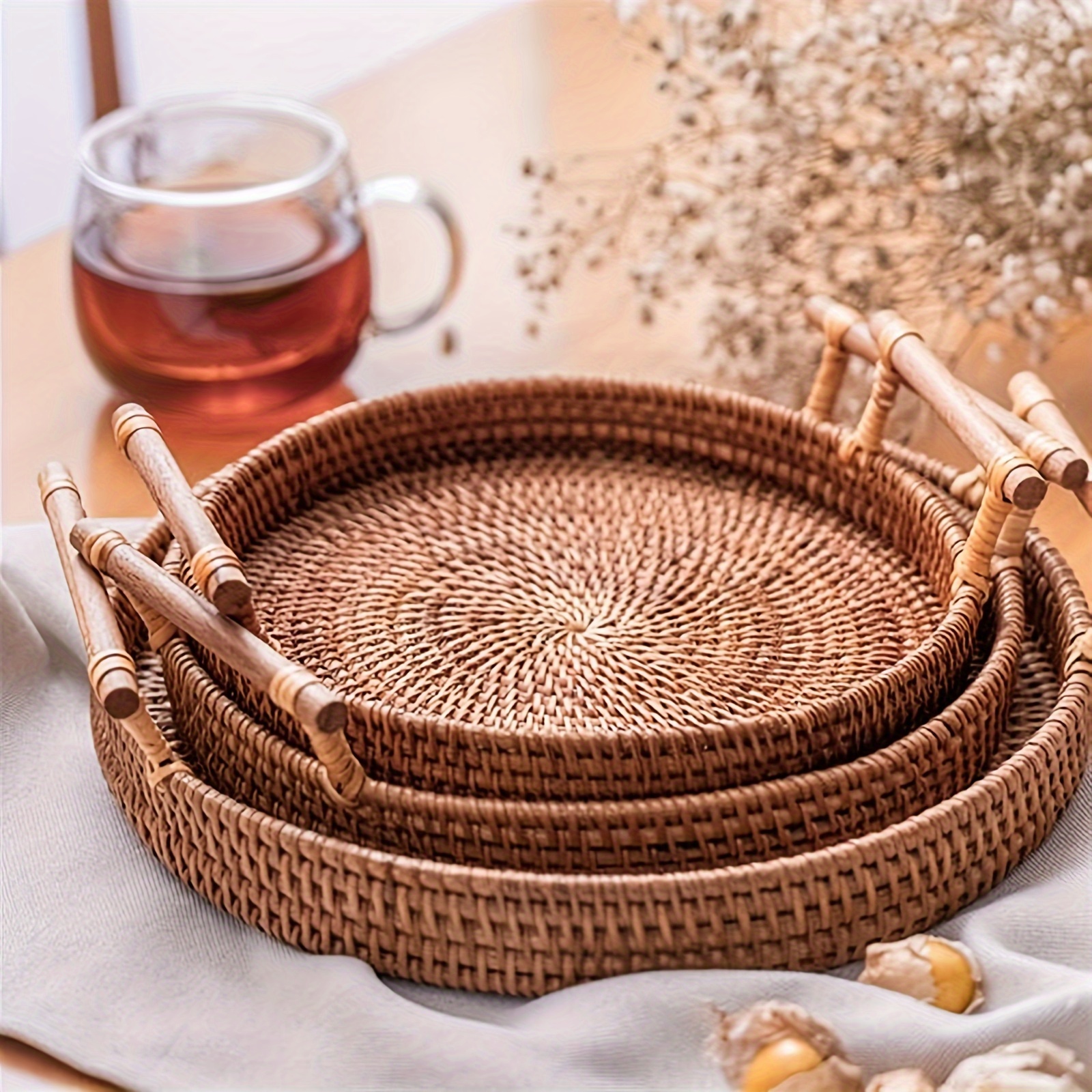 Baskets Rattan Sold On Temu Australia