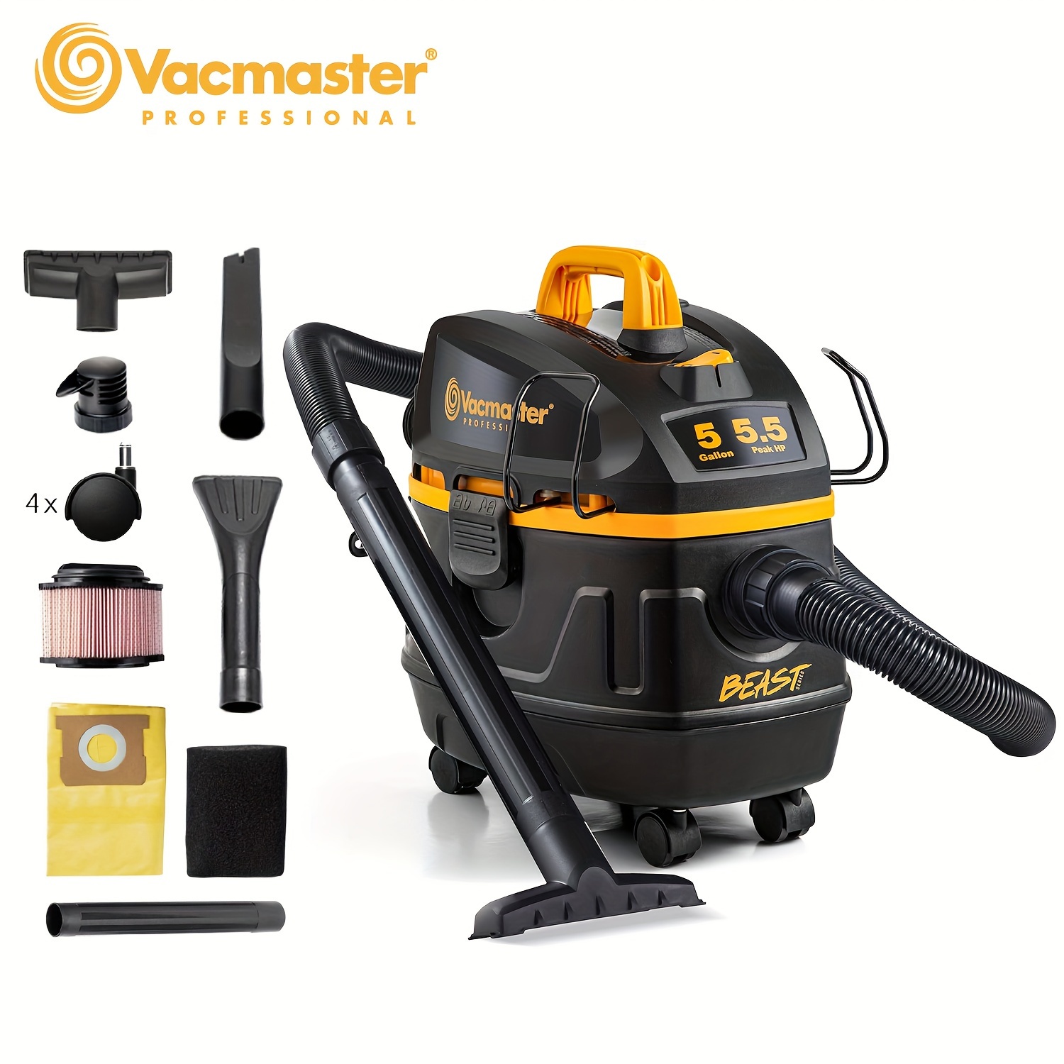 

Vacmaster Vfb511h 0201 Professional Series 5-gallon 5.5 Wet/ Dry Vacuum Cleaner