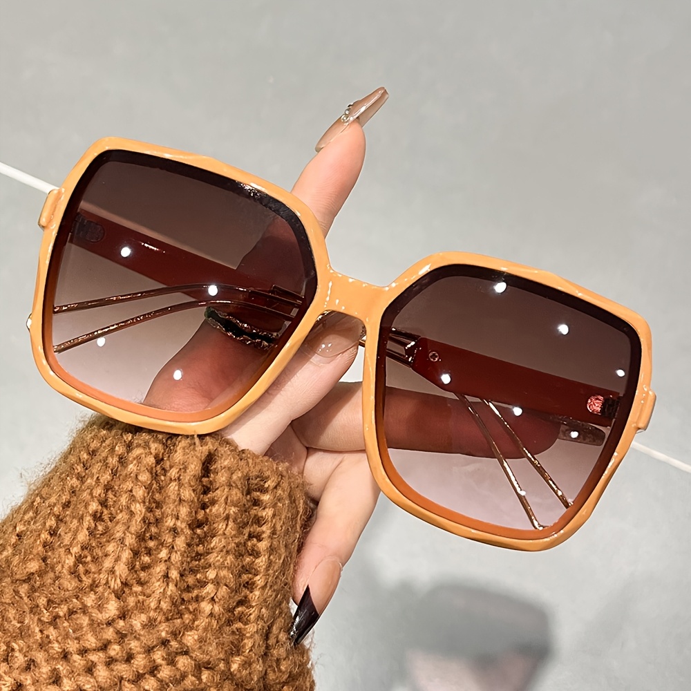 retro 70s large frame glasses women men luxurious - Temu  display picture 1
